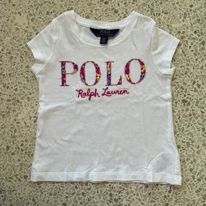 Polo Ralph Lauren white t shirt 2T